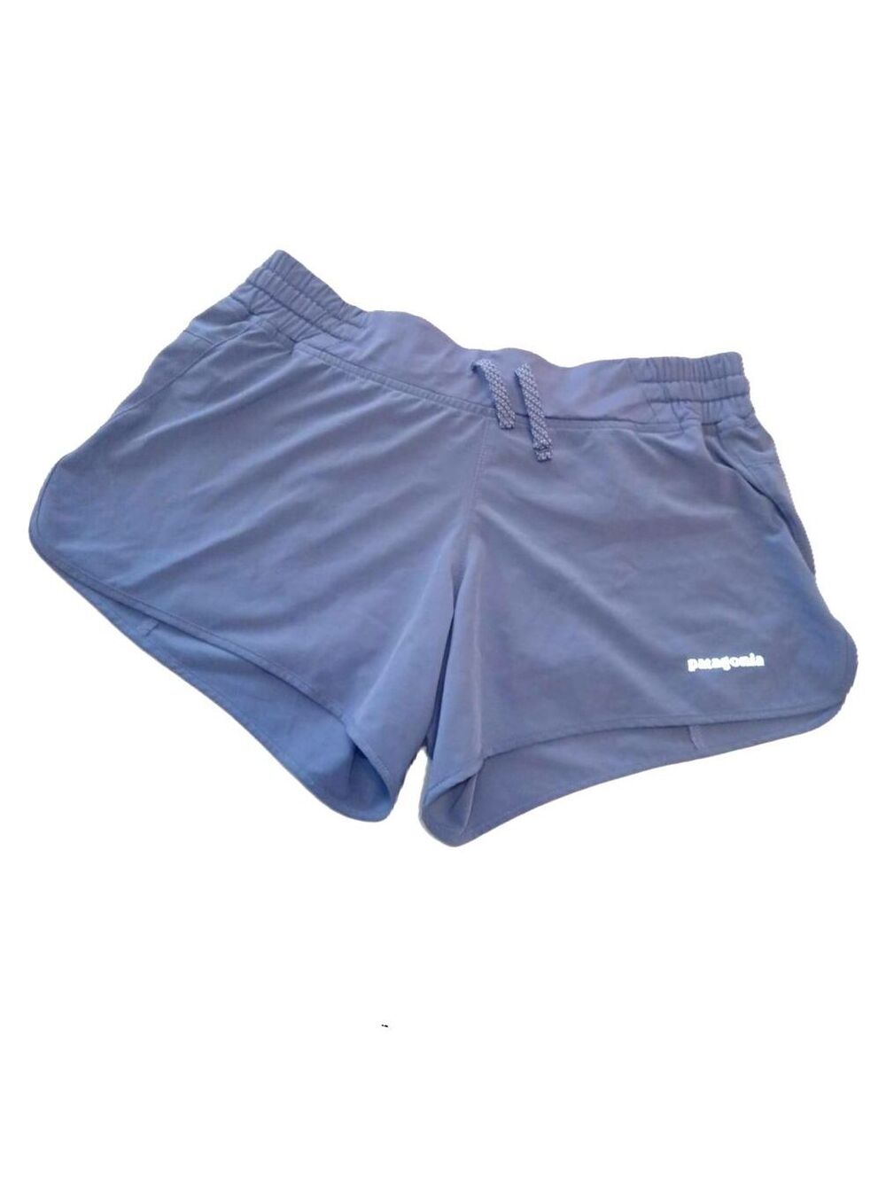 Patagonia Blue Athletic Running Shorts Women's Size S Drawstring Lightweight